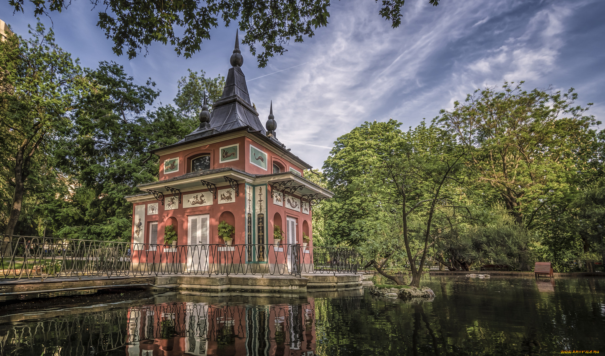 retiro park in madrid, ,  , , , 
